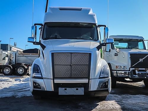 Cache calandre hiver matelassé fermeture éclair réglable pour Volvo VNL VNX 2018+