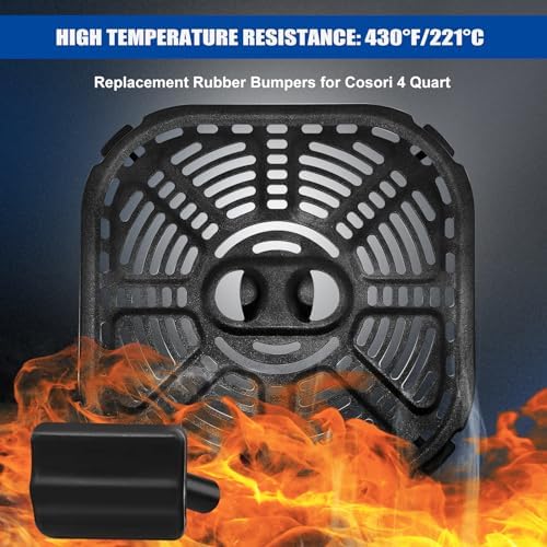 Pare-chocs En Silicone Pour Friteuse à Air - Lot De 8, Protection Anti-rayures Du Panier