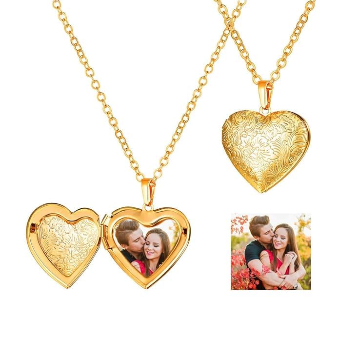 See full amazon price history chart for Via Mazzini Gold Plated Heart Photo Memory Locket Pendant Necklace With Chain Valentine Gift For Women And Girls (NK1000) 1 Piece Only Via Mazzini Gold Plated Heart Photo Memory Locket Pendant Necklace With Chain Valentine Gift For Women And Girls (NK1000) 1 Piece Only (B0BDZ29GPG) Amazon Price History, Amazon Price Tracker