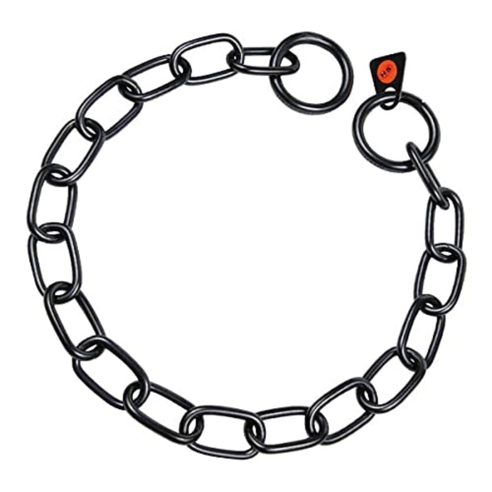 Collier court lien noir acier inoxydable ras du cou ajustable tendance