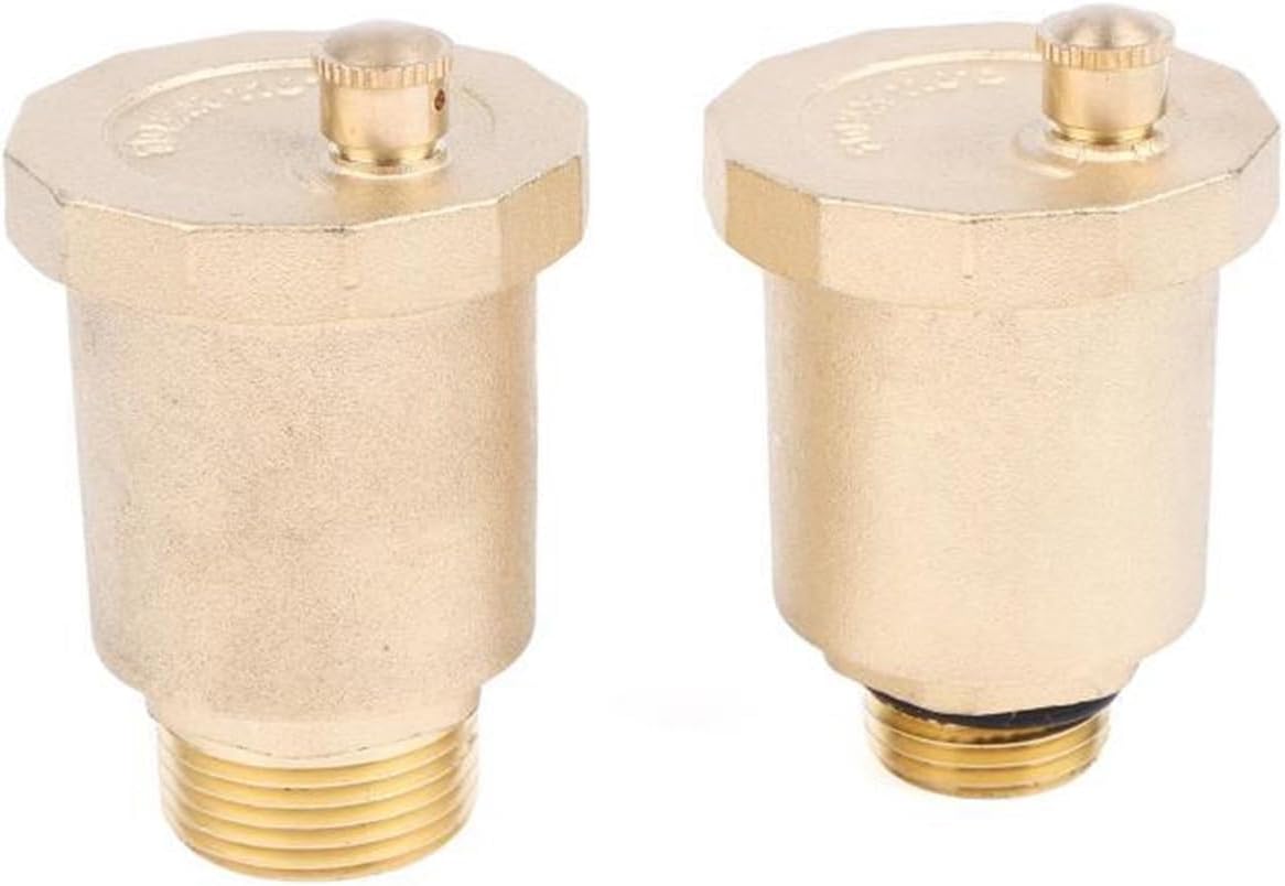 Brass Automatic Exhaust Release Air Vent Valve DN10 DN15 DN20 DN25 for Radiator Heating Leak ResistantHot(DN15)