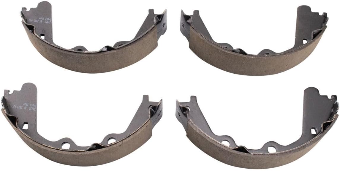 Replacement Rear Parking Brake Shoe Set Compatible with 13-17 Chevrolet Silverado 13-15 GMC Sierra