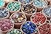 ZenQ 1 lb Fluorite Tumbled Stone Chips Crushed Natural Crystal Quartz Pieces