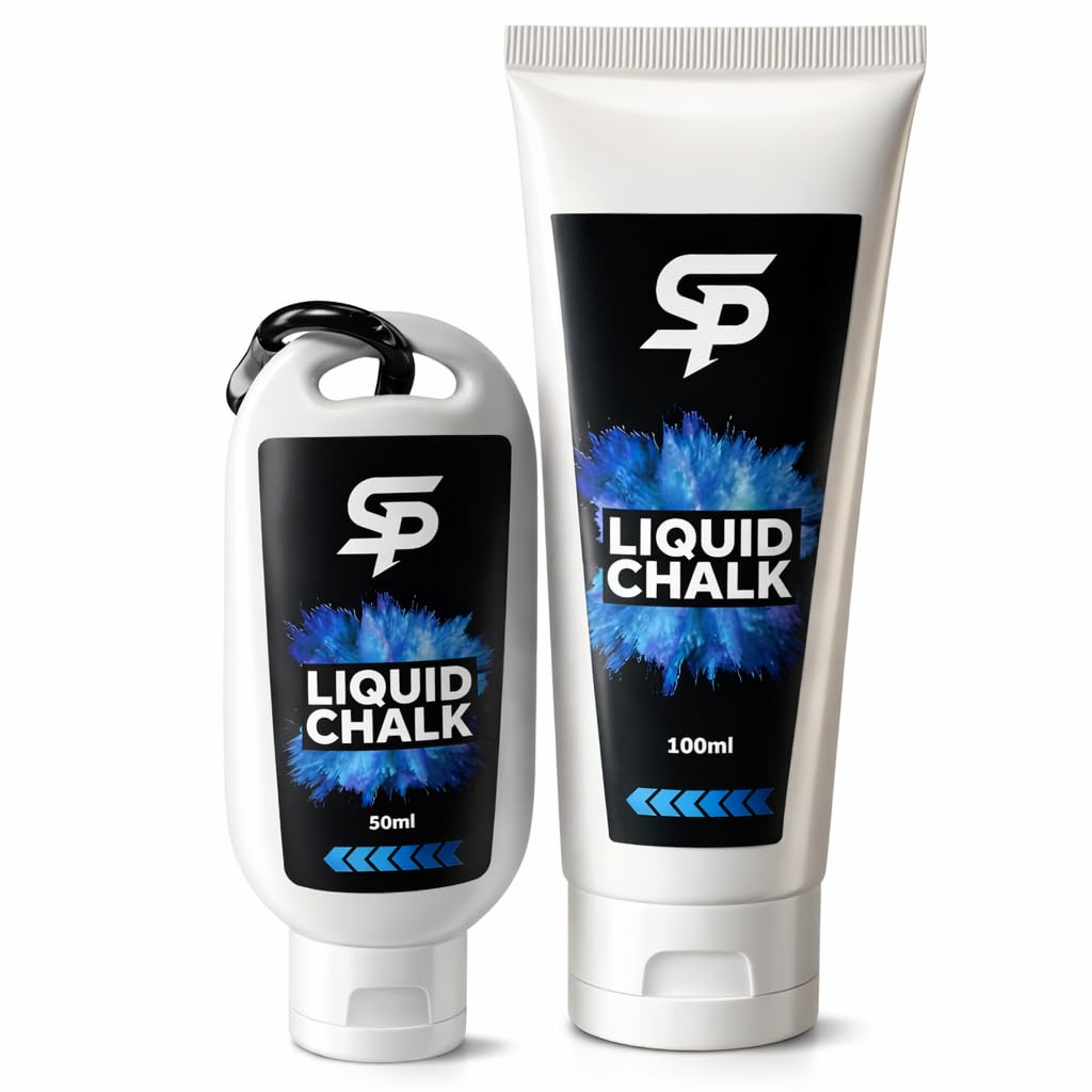 SP International Liquid Chalk for Climbing, CrossFit, Weightlifting, Gymnastics, 100ml