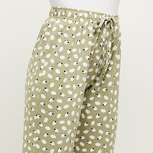 Image of Max Cotton Women Printed Regular Fit Casual Style Lounge Capris