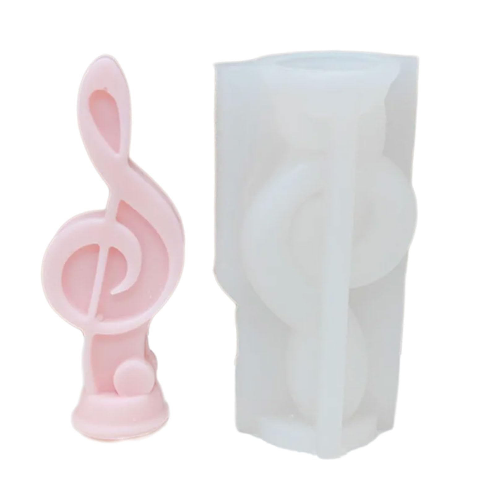 Yeselino Musical Note Candle Molds Moulds Scented Candle Molds Clay Molds Table Decorations