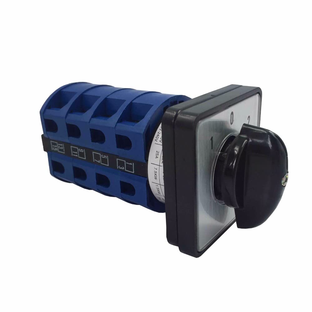 Commutateur à came inverseur YMW26-25/4 robuste pour commande de moteur 380V