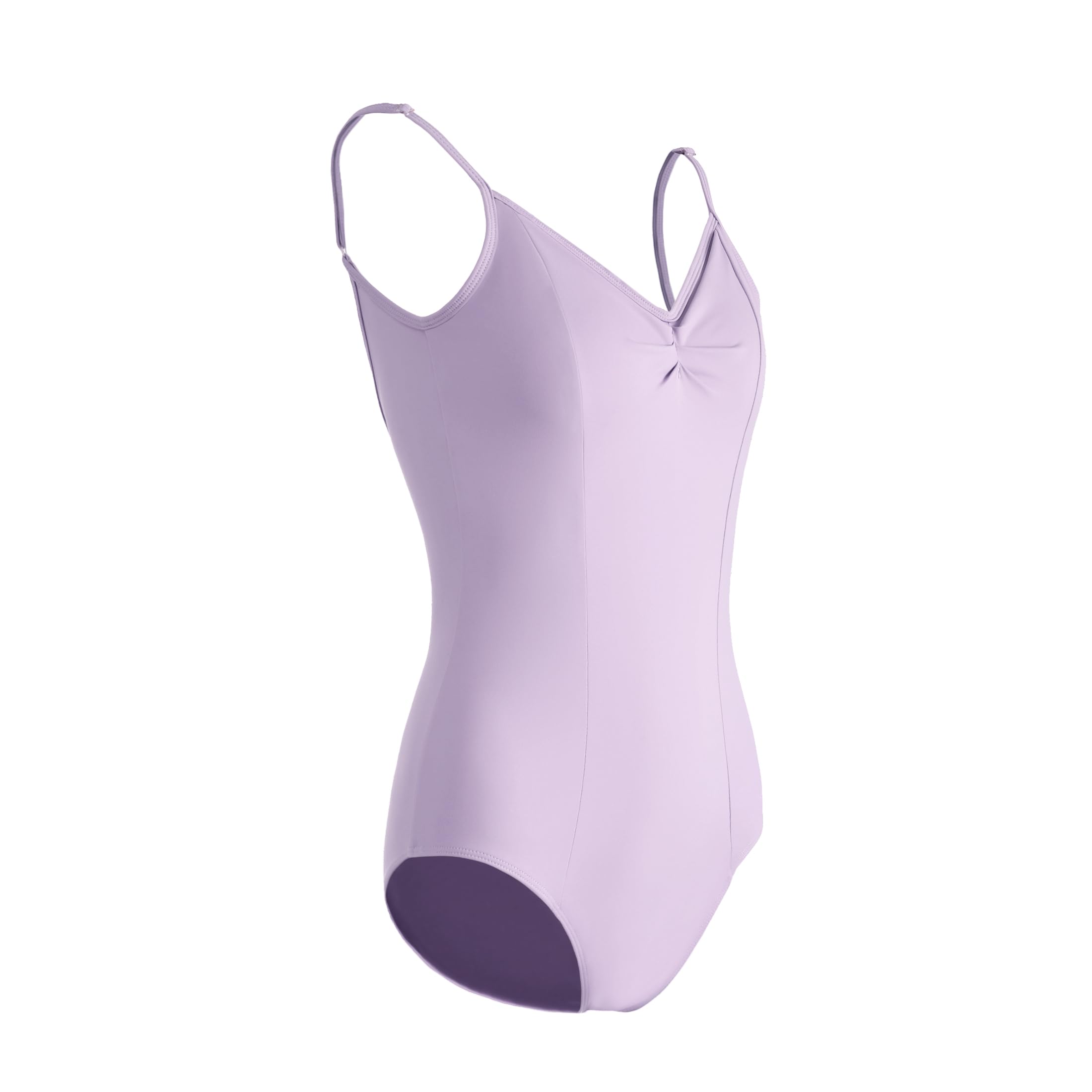 HROYL Femme Justaucorps de Ballet Danse Gymnastique Sans Manches Body de Danse Classique Leotard, C11-Violet pale,S