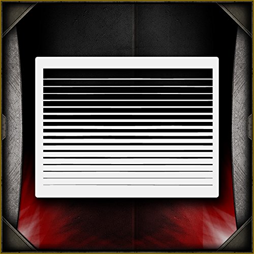 Fade AirSick Airbrush Stencil Template