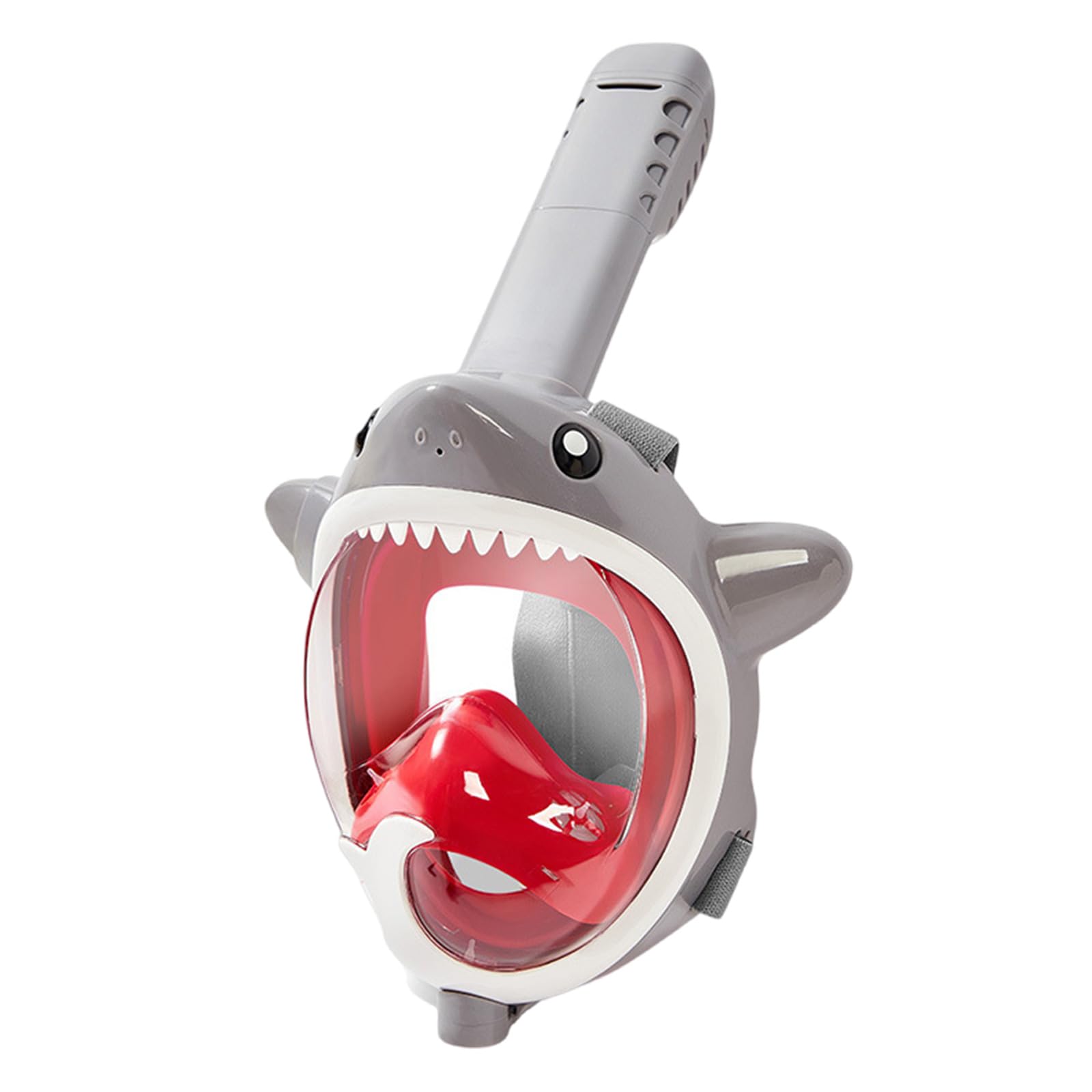 LUOFENG Maschera integrale da snorkeling con sistema di respirazione Dry Top per bambini, maschera da snorkeling pieghevole, vista panoramica
