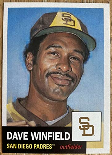 2021 Topps MLB Living Set 477 Dave Winfield San Diego Padres Official Online Exclusive Baseball Card with LIMITED PRINT RUN and Red Facsimile Signature