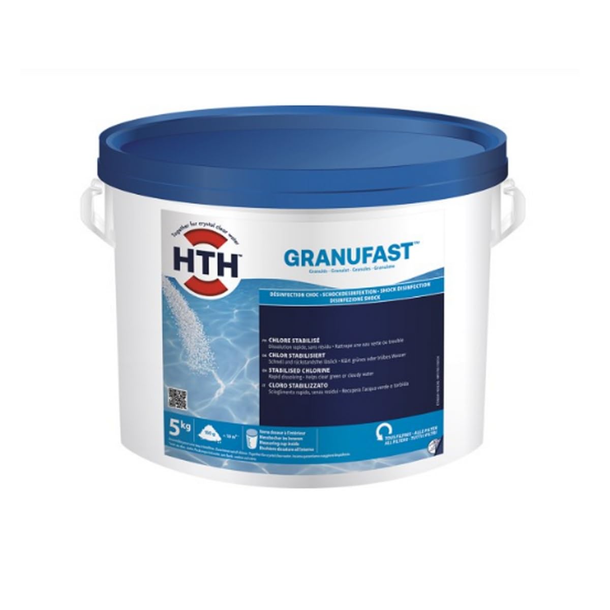 HTH Granufast, granulés de chlore pour piscine