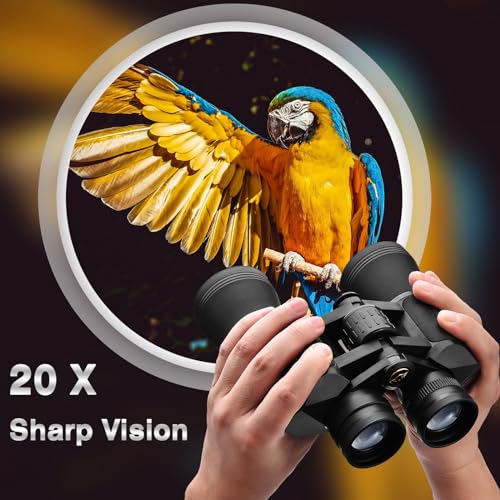 Binoculares LUXUN 20x50 para adultos de alta potencia miniatura 2