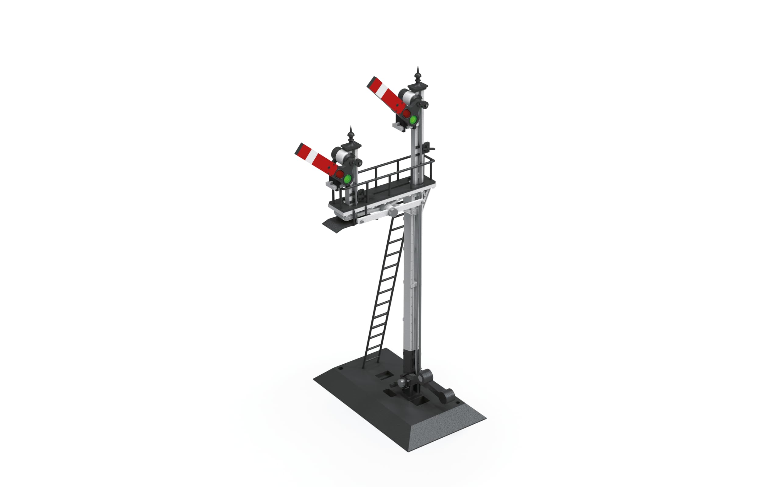 TT120 Hornby TT8047 TT Gauge Junction Home Signal - Extra Track Pieces for Model Railway Sets, Toy Train Track Pieces, Model TT Signal Piece - Hobbies for Men - Scale 1:120