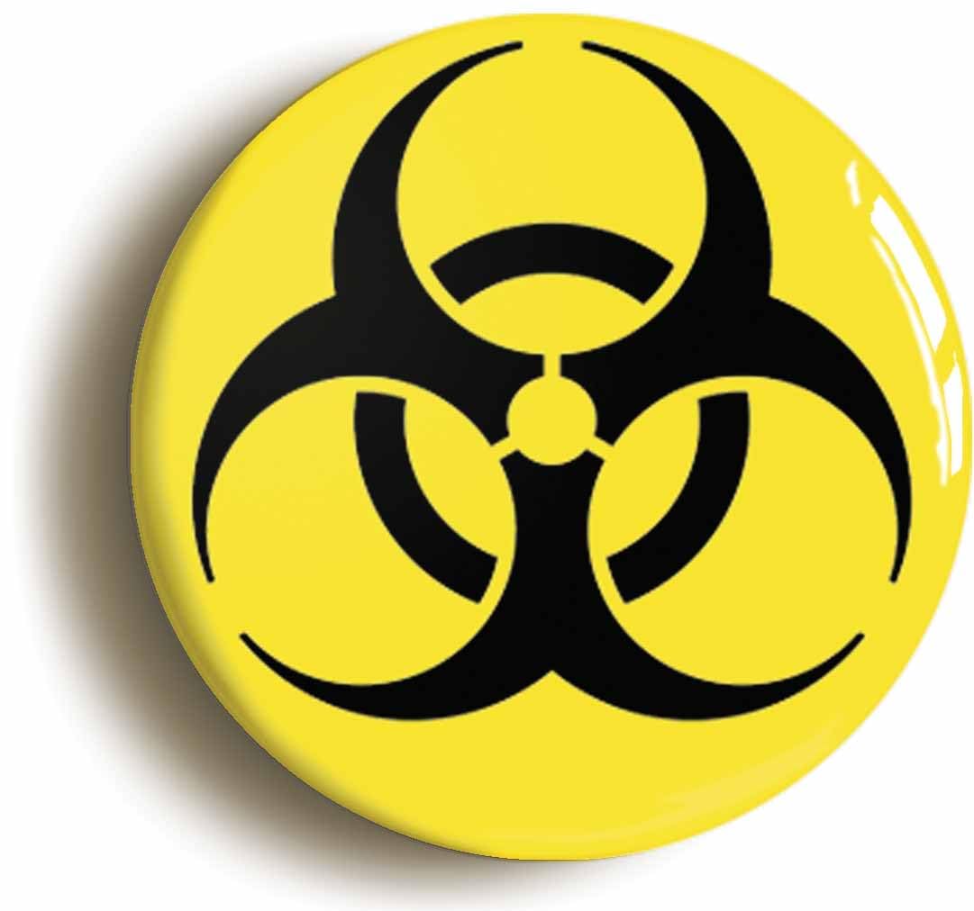 Ozorath Biohazard Fridge Magnet (Circular 2Inch / 50Mm Diameter)