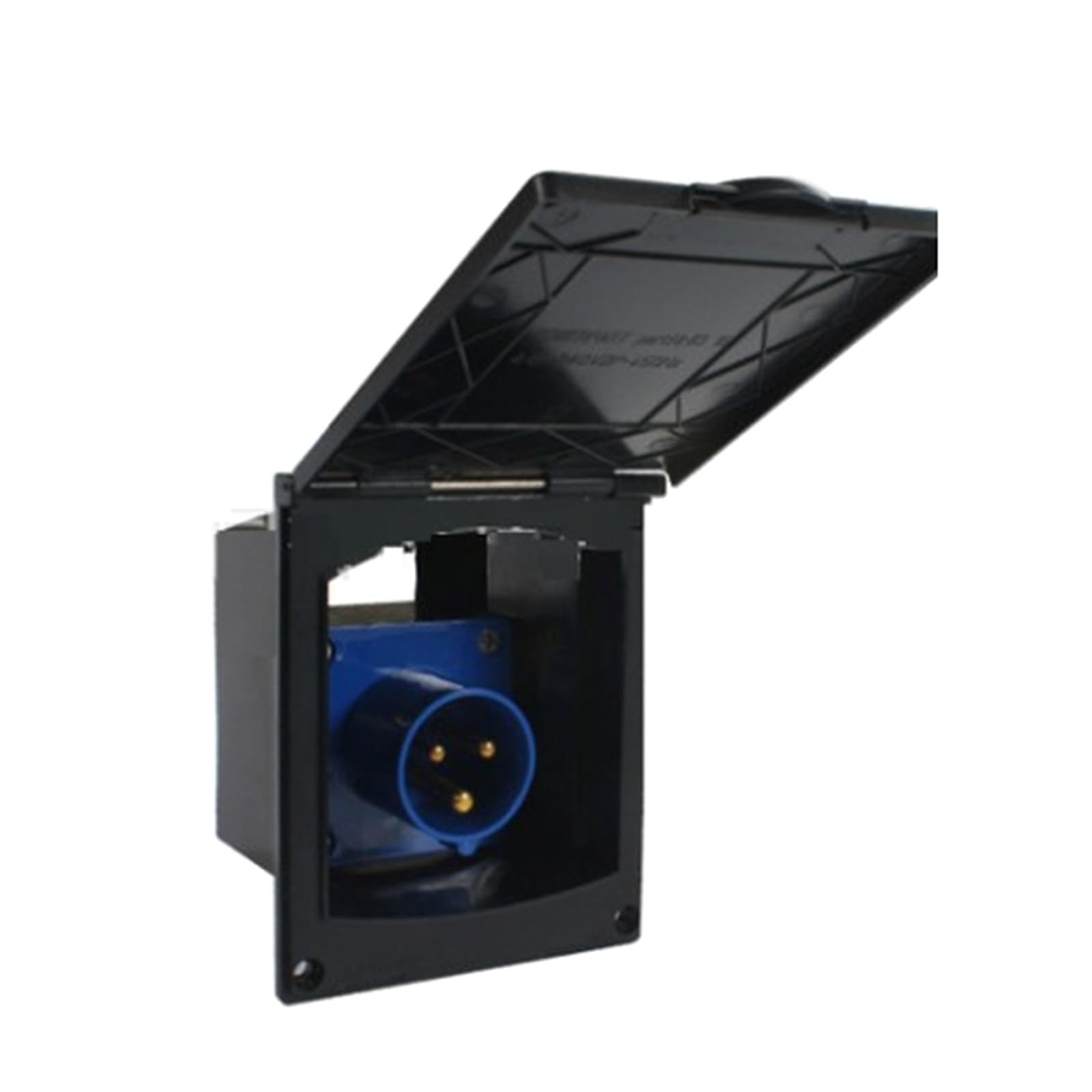 YROHGKPN 220V-240V 16A 23A Power Outlet Box, Enclosed Lockable