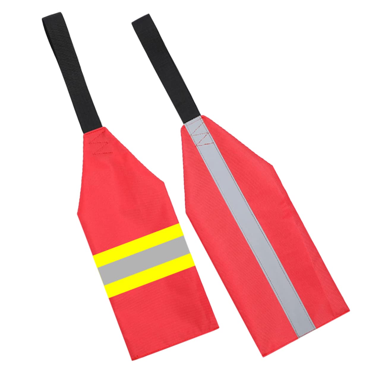 Abaodam Bandera De Seguridad para Kayak Accesorios para Enganche De Accesorios Bandera De Seguridad para Remolque Exterior s De para Kayak 2 Piezas x 4