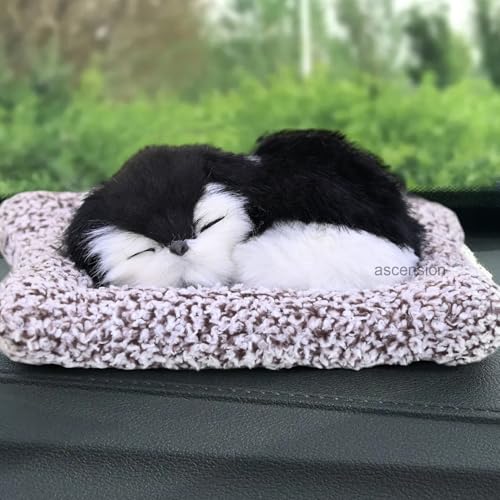 Image of Ascension Sleeping Cute Dog for Car Dashboard and Home Decor with Activated Carbon Car Accessories Interior Dashboard Decoration Good Gifts Sleeping Dog Toys