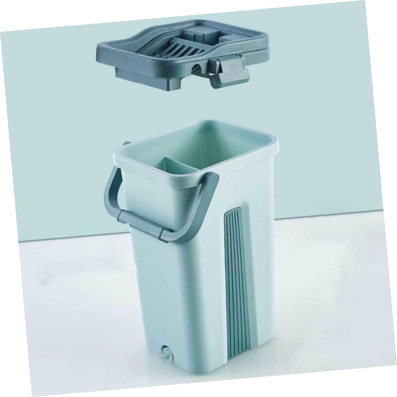 PRETYZOOM Fregona Manos Libres Cubo Trapeador de Microfibra para Limpieza Accesorios de Trapeador para Hogares Cubs para Fregona y Trapeadores de Microfibra