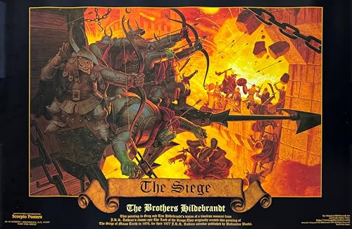Affiche Lord Of The Rings The Siege 56,5X87 cm deco murale pour home cinema et bureau