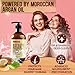 Moroccan Argan Oil Shampoo - Sulfate SLS Paraben Free Moisturizing Treatment for Women and Men - For All Types Including Curly, Dry, Damaged and Oily Hair - Hydrating and Nourishing - Salon Grade
