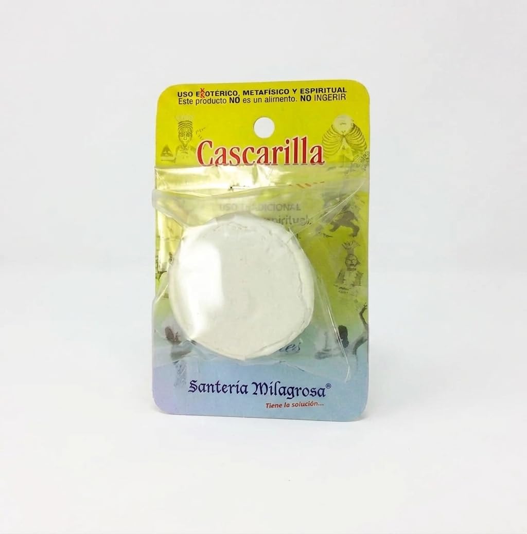 Santería Milagrosa Cascarilla Esotérica Pack 3 4x4 cm Ritual