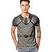 Produktbild Clearance Sale ODRD Herren T-Shirts Frühling Sommer Lustige 3D-Druck-Fitness-elastische Kurzarm-T-Shirt-Spitzenbluse der Männer Top Bluse Hemden Poloshirts Shirts Tops Langarmshirts Shirt Outwear