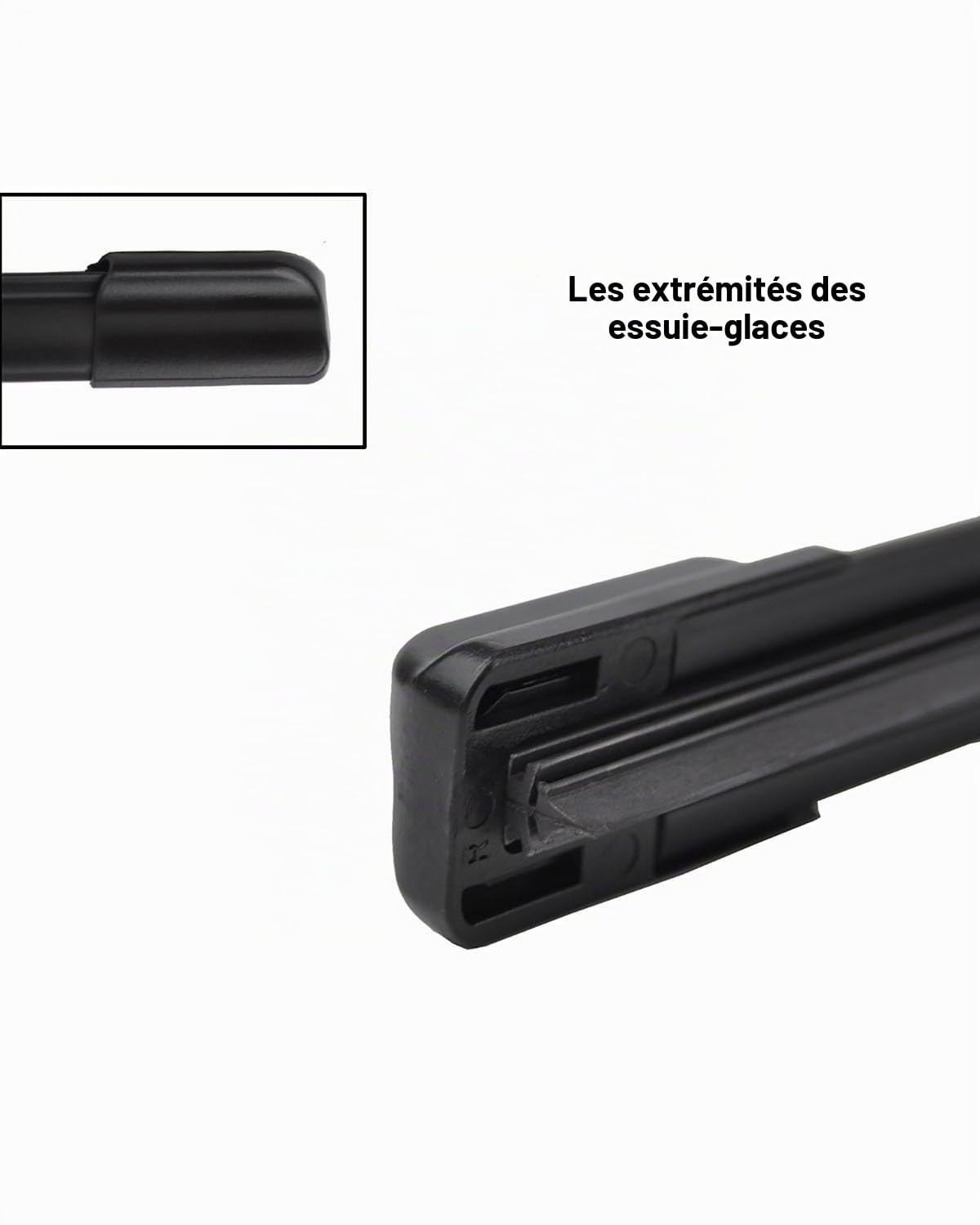 Kit de 3 Essuie-Glaces Compatible avec Peugeot 2008 A94 (2013-2018) | Avant 26"+16" & Arrière 12" | Silencieux