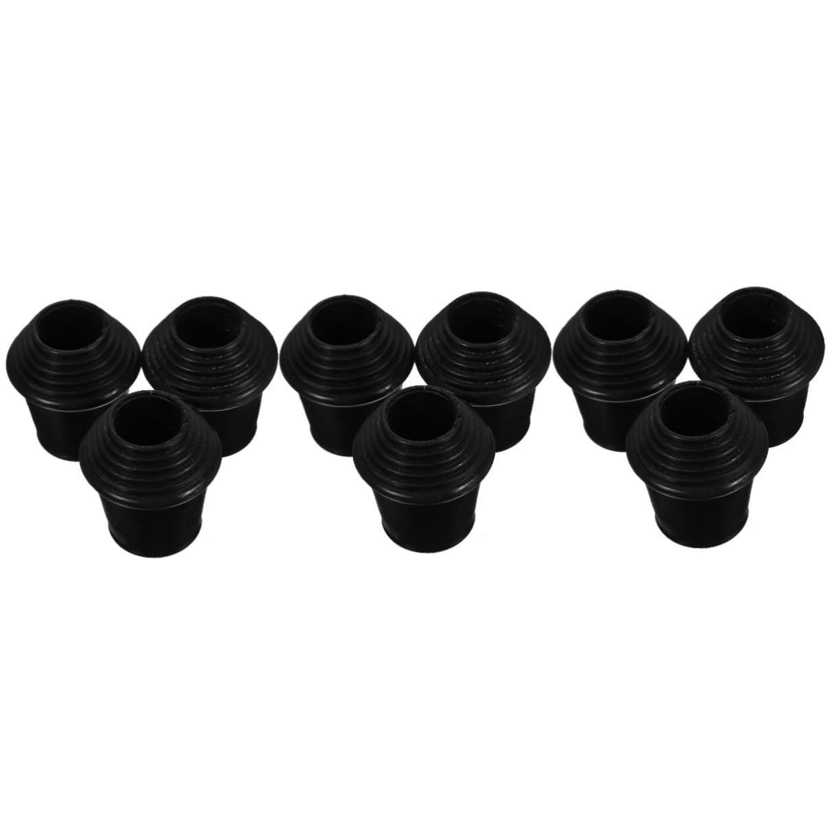 Totority 3sets Percussion Rack Hardware Drum Stand Feet Snare Drum Stand Rubber Feet for Pad Kit 3pcs*3