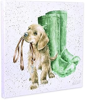 Wrendale Designs by Hannah Dale - Hopeful Small Canvas Print - 200mm x 200mm