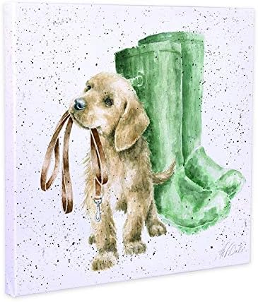 Wrendale Designs by Hannah Dale - Hopeful Small Canvas Print - 200mm x 200mm
