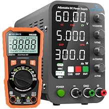 DC Power Supply Variable +6000 Counts Digital Multimeter Voltmeter Tester