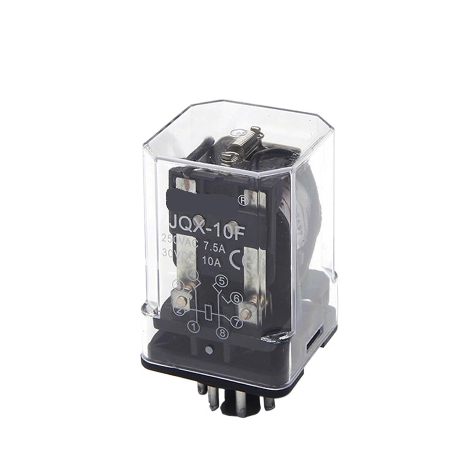 Relais intermédiaire JQX-10F 2Z avec bobine 8 broches et tension commutable
