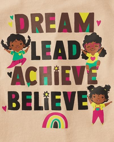 The Children's Place Baby Girls' and Toddler All Holidays,Birthdays Short Sleeve Graphic T-Shirts,2 Pack3