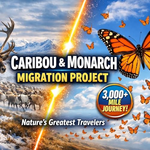 Caribou and Monarch Migration Project by Michael Okorie