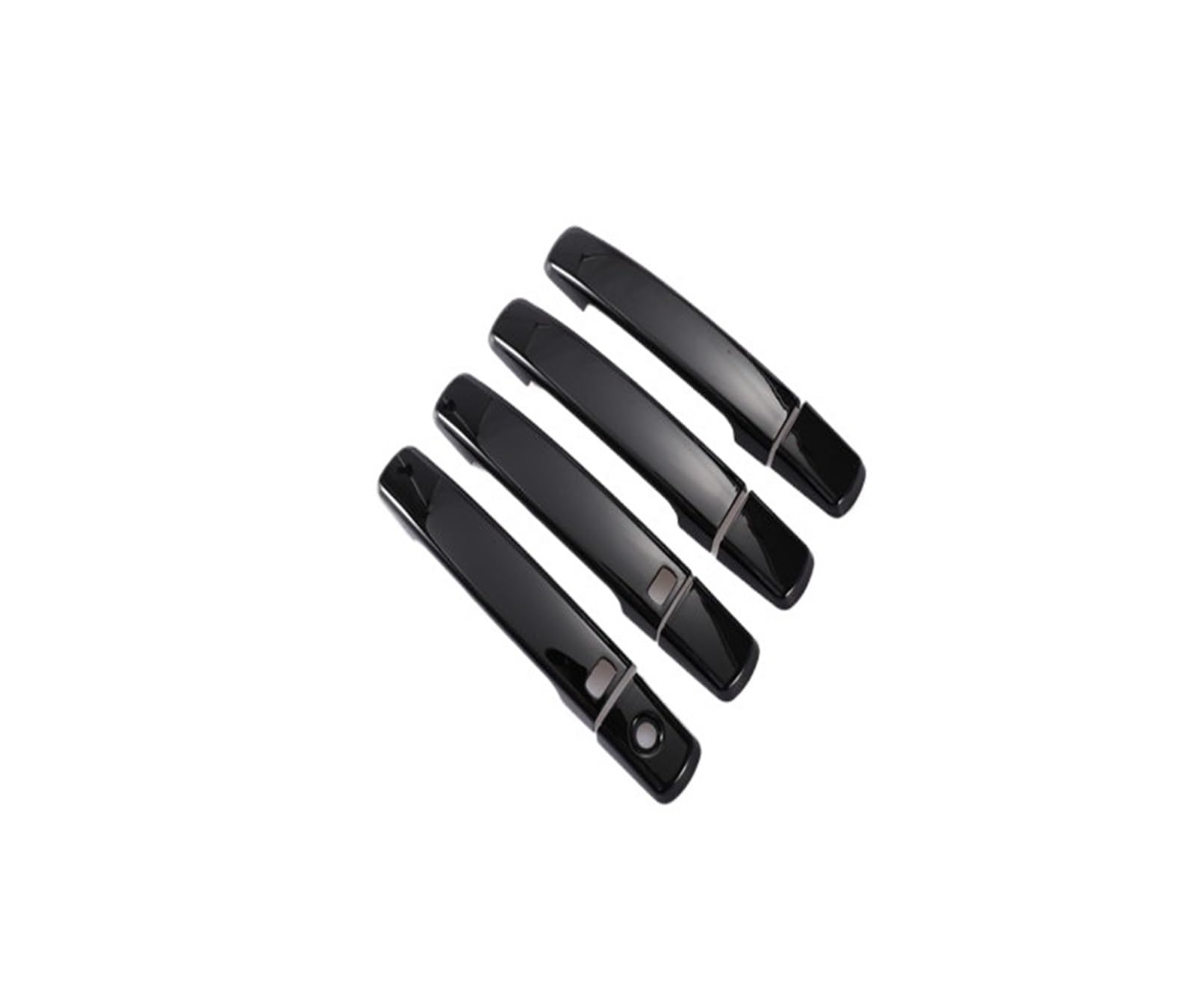 Trxjjvm for Nissan for Qashqai J10 2007-2013 Car Door Handle Cover Stickers Styling Accessories car Exterior Door Handle(Black 2 Buttons)