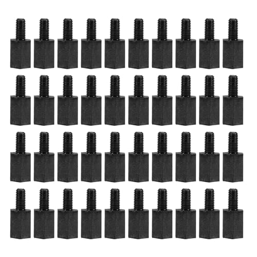 YOKIVE 50 Pcs M3 Standoff Screws, Nylon Hex PCB Standoffs with High Insulation Effect, Keep Height Consistent