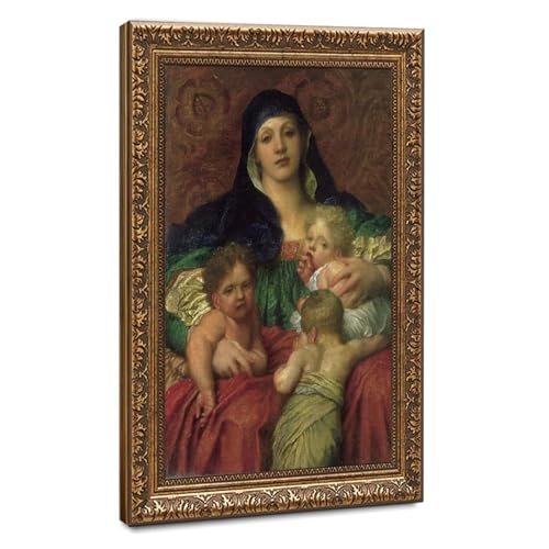 Toile Charity George Frederick Watts pour décoration murale de bureau élégant