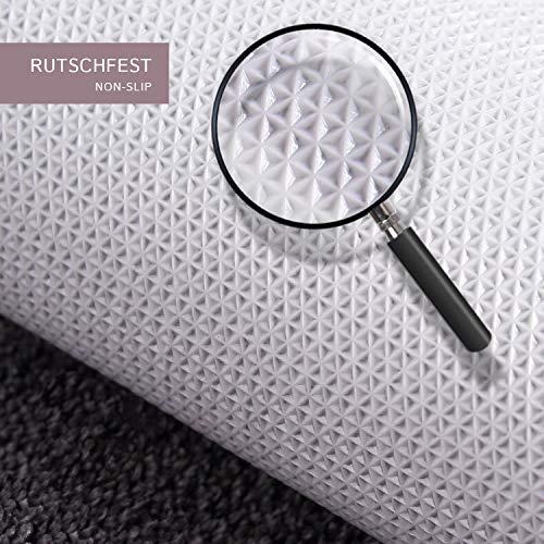 SCHEFFLER-Home Badezimmerteppich Blau 50x80 cm / Badvorleger rutschfest waschbar / hochwertige Badematte aus 100… – Bild 4