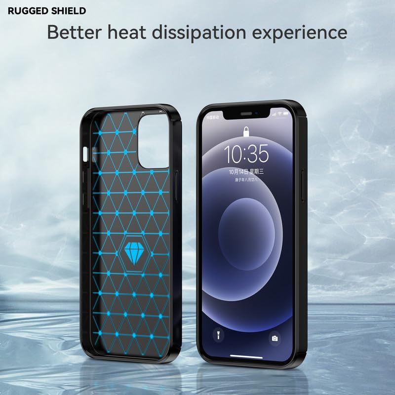 Image of Basic Case for iPhone 12 Mini (Carbon Fibre Black)