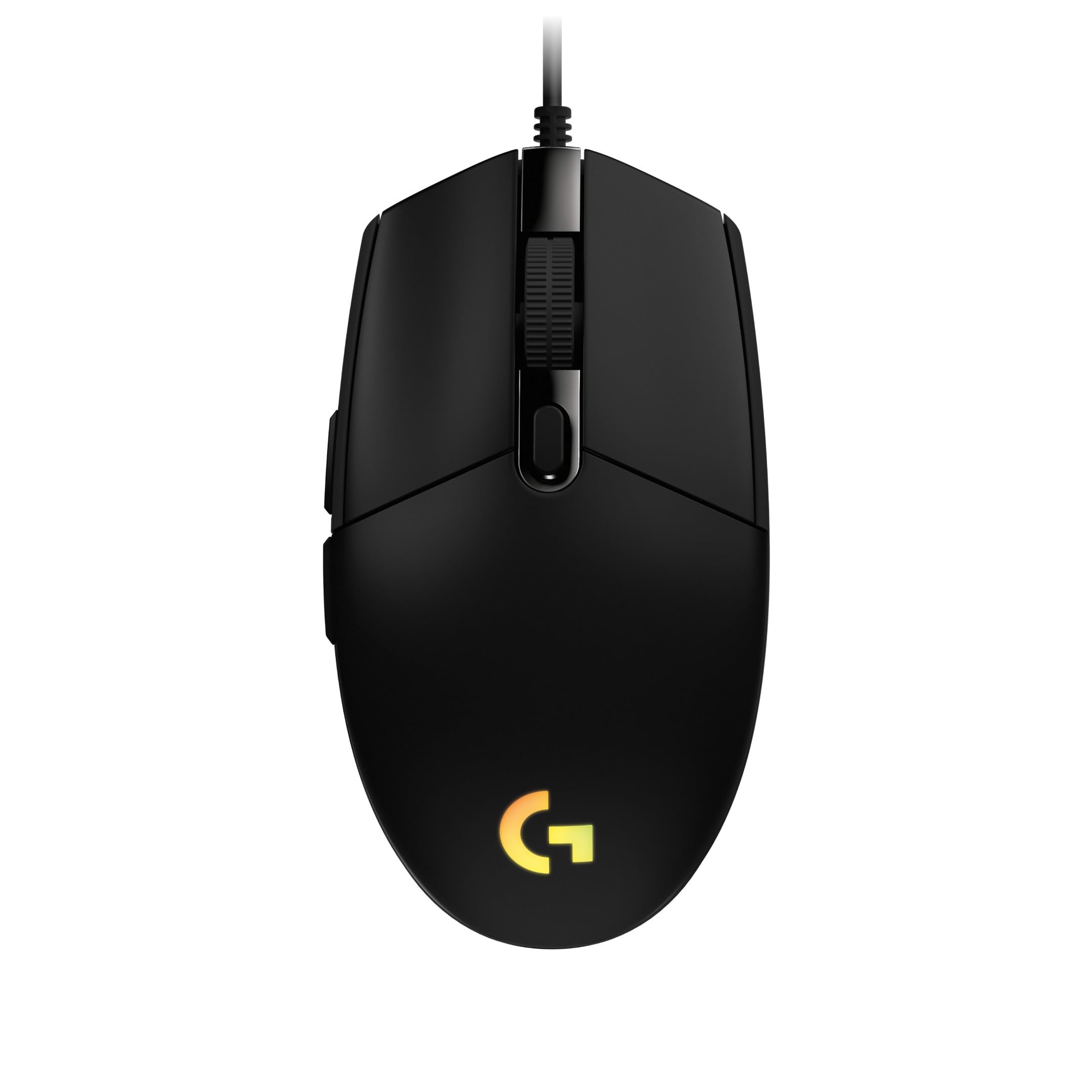 Logitech Gaming Mouse G102 LIGHTSYNC Maus für Rechtshänder, Optisch, 6 Tasten, kabelgebunden, USB, schwarz