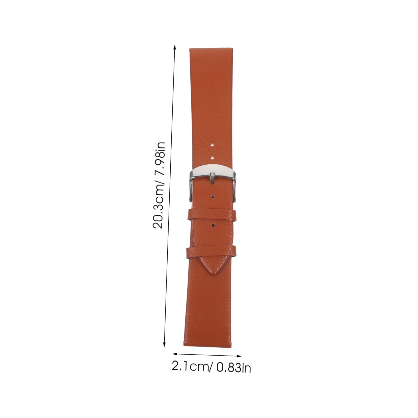BESTYASH Leather Watch Band Thick Strap Buckle Comfortable and Sweat Daily Wear and Any Occasion