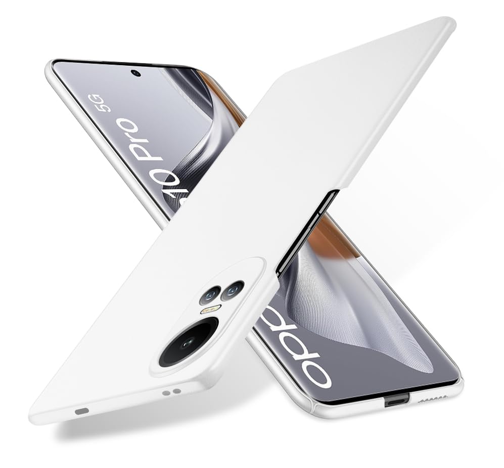 Bastmei Case for Oppo Reno 10 Pro 5G, Ultralight Ultra Thin Scratch-Resistant Non-Slip Camera Protection Matte Texture Hard PC Mobile Phone Case Cover for Oppo Reno 10 Pro 5G (Ash Colour)