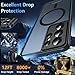 Cum2giff Magnetic for Samsung Galaxy S21 Ultra Case, Compatible with Magsafe, Shockproof Military Grade Drop Protection, Translucent Matte Slim Rugged Cover Shockproof Case for S21 Ultra 6.8