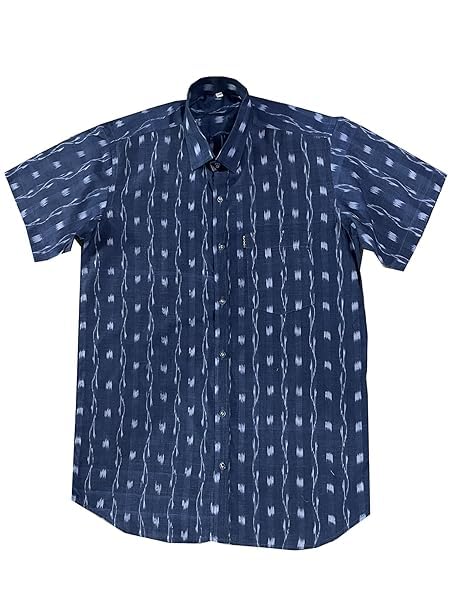 Image of Odisha Handloom 100% Pure Cotton unstitched Sambalpuri Pasapali Shirt fabric for Men /Boys Odisha Traditional kurta Soft & Breathable Natural Cotton fabric