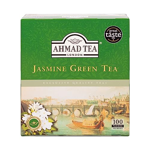 Ahmad Tea Té verde jazmín - 100 bolsitas de té