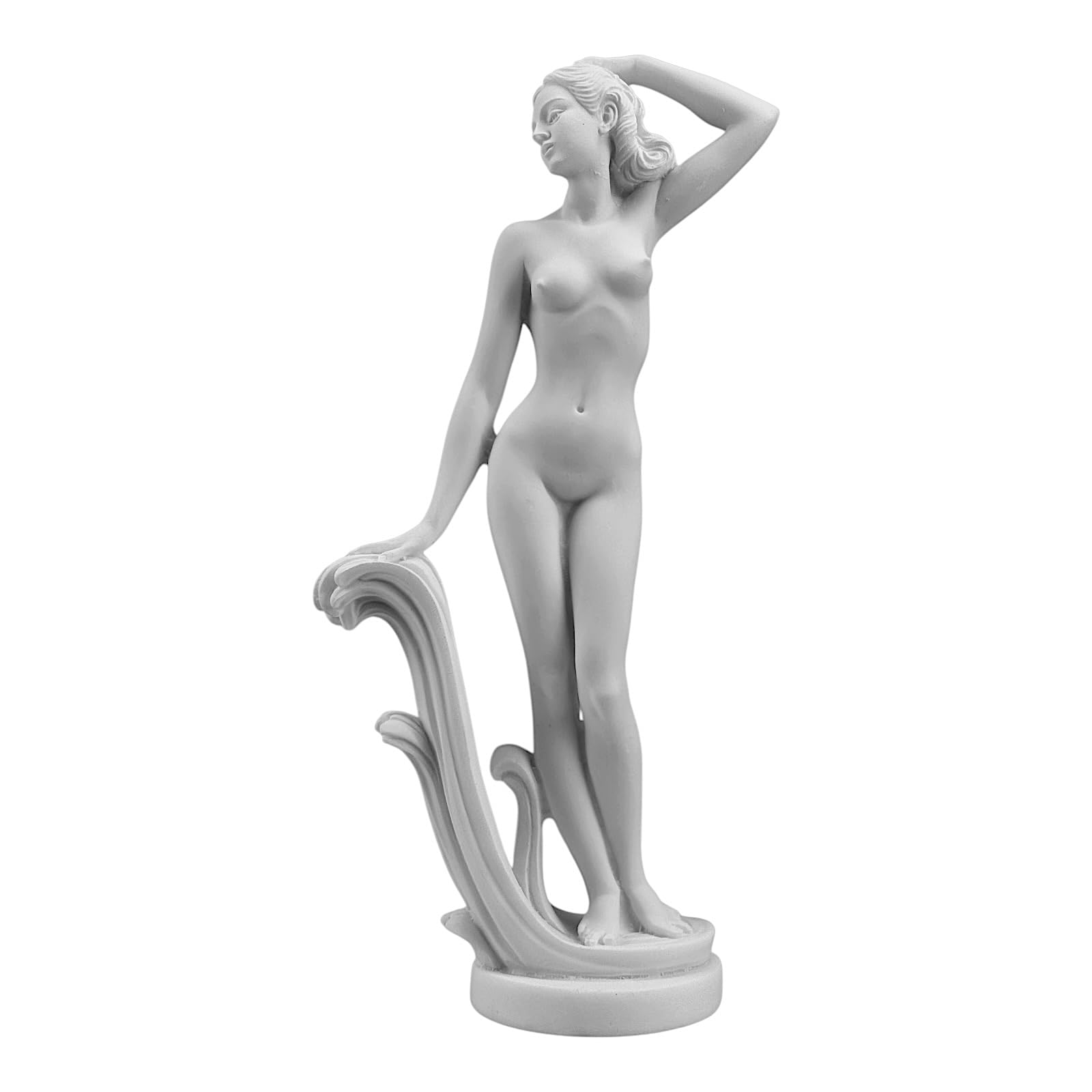 Statue en albâtre de la déesse Aphrodite Vénus Nue 30,5 cm