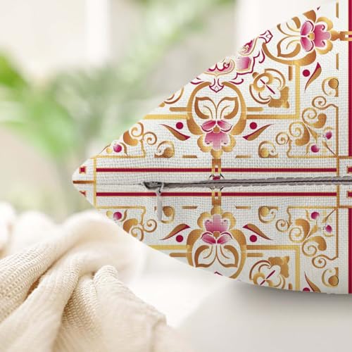 Housse coussin 70x70cm imperméable et résistante pour canapé extérieur