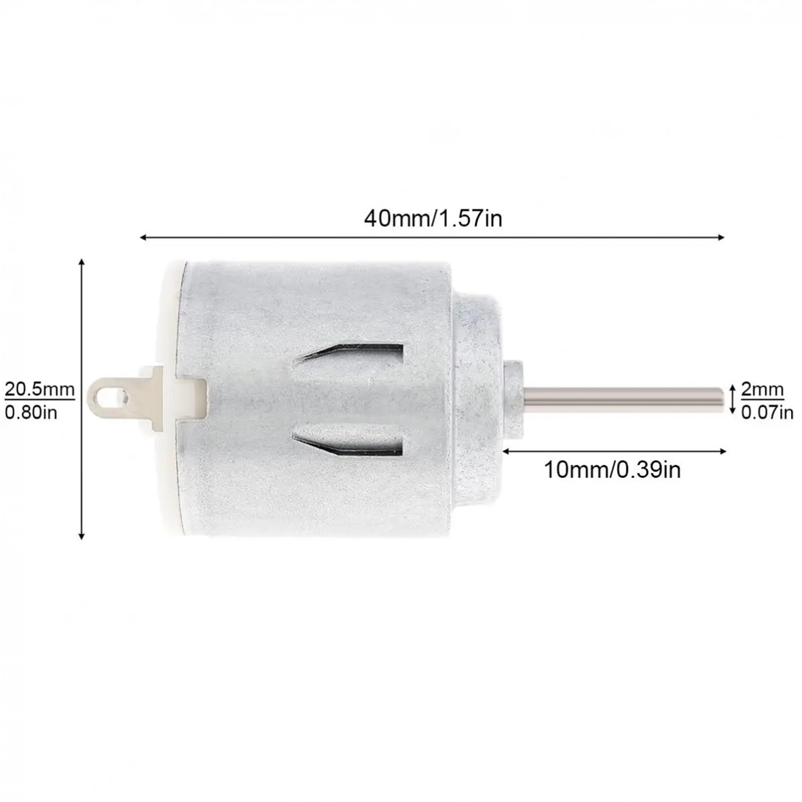 R140 3 V 1,25 W 14200 obr./min silnik prądu stałego, solarny silnik wentylatora, elektryczny silnik do szczoteczki do zębów ze szczotką węglową do zabawek dla majsterkowiczów, hobbystów/gospodarstwa