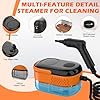 Koutop Steam Cleaner for Home & Car-Portable Handheld Steamer for Cleaning with 3-Level Handle, 15s Heat-Up, Large Tank, 16 Accessories - Clean Grease, Grout, Tile, Floor, Couch, Dirt, Furniture